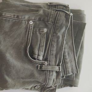 Rag & bone grey button fly jeans